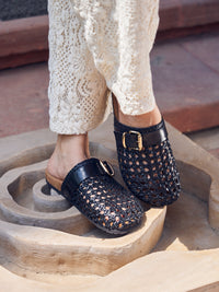 Valencia Leather Flats