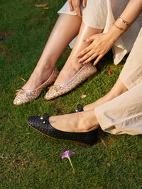 Florida Leather Ballet Flats