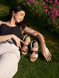 Santorini Leather Heels