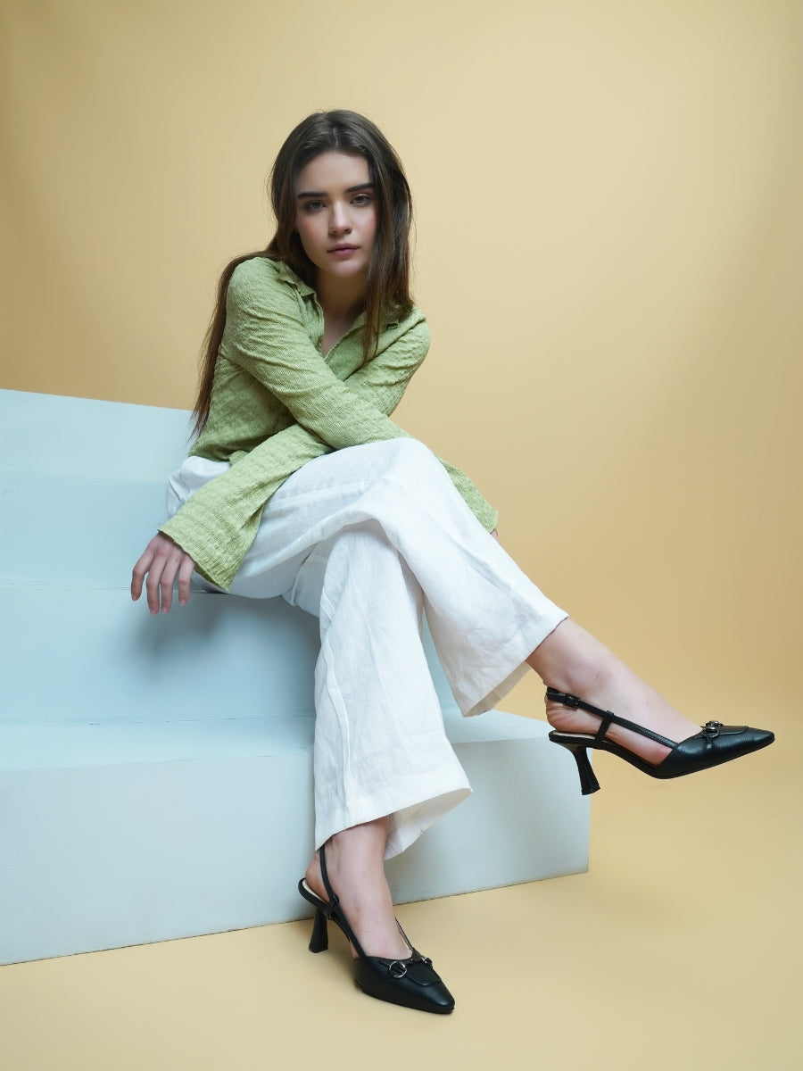 Ophelia Leather Heels