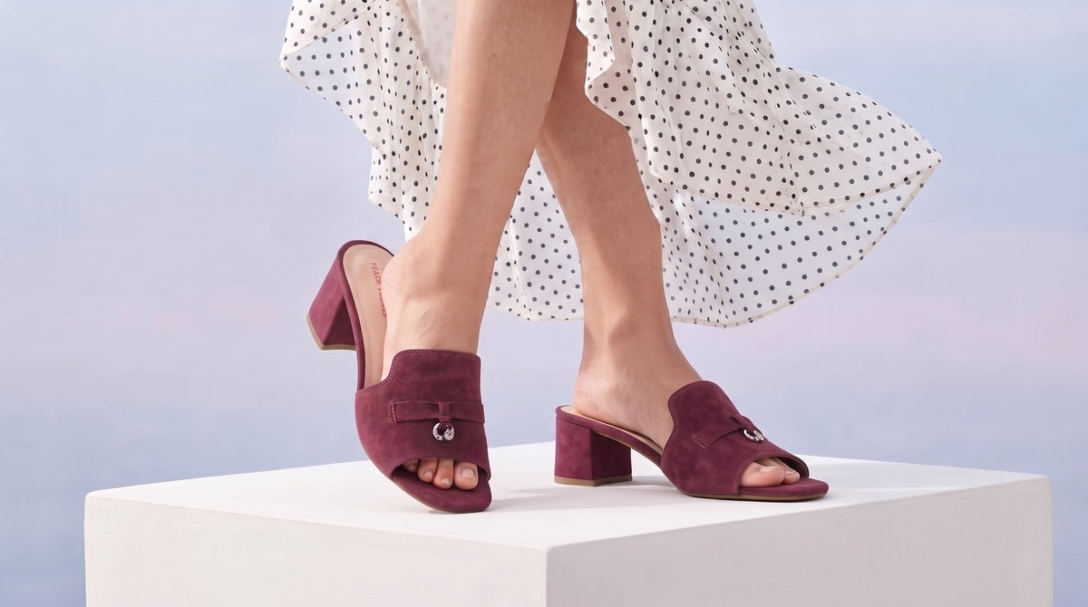 Velora Leather Heels