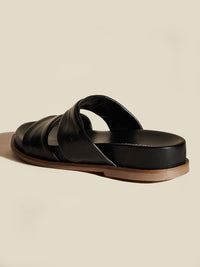 Laura Leather Slides