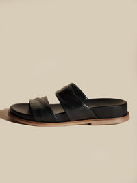 Laura Leather Slides