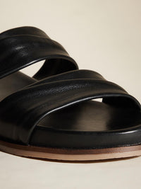 Laura Leather Slides