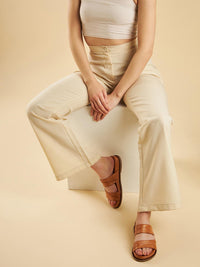 Laura Leather Slides