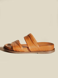 Laura Leather Slides