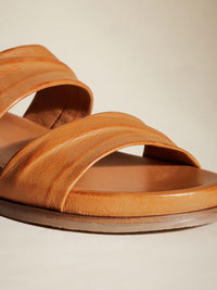 Laura Leather Slides
