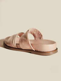 Laura Leather Slides