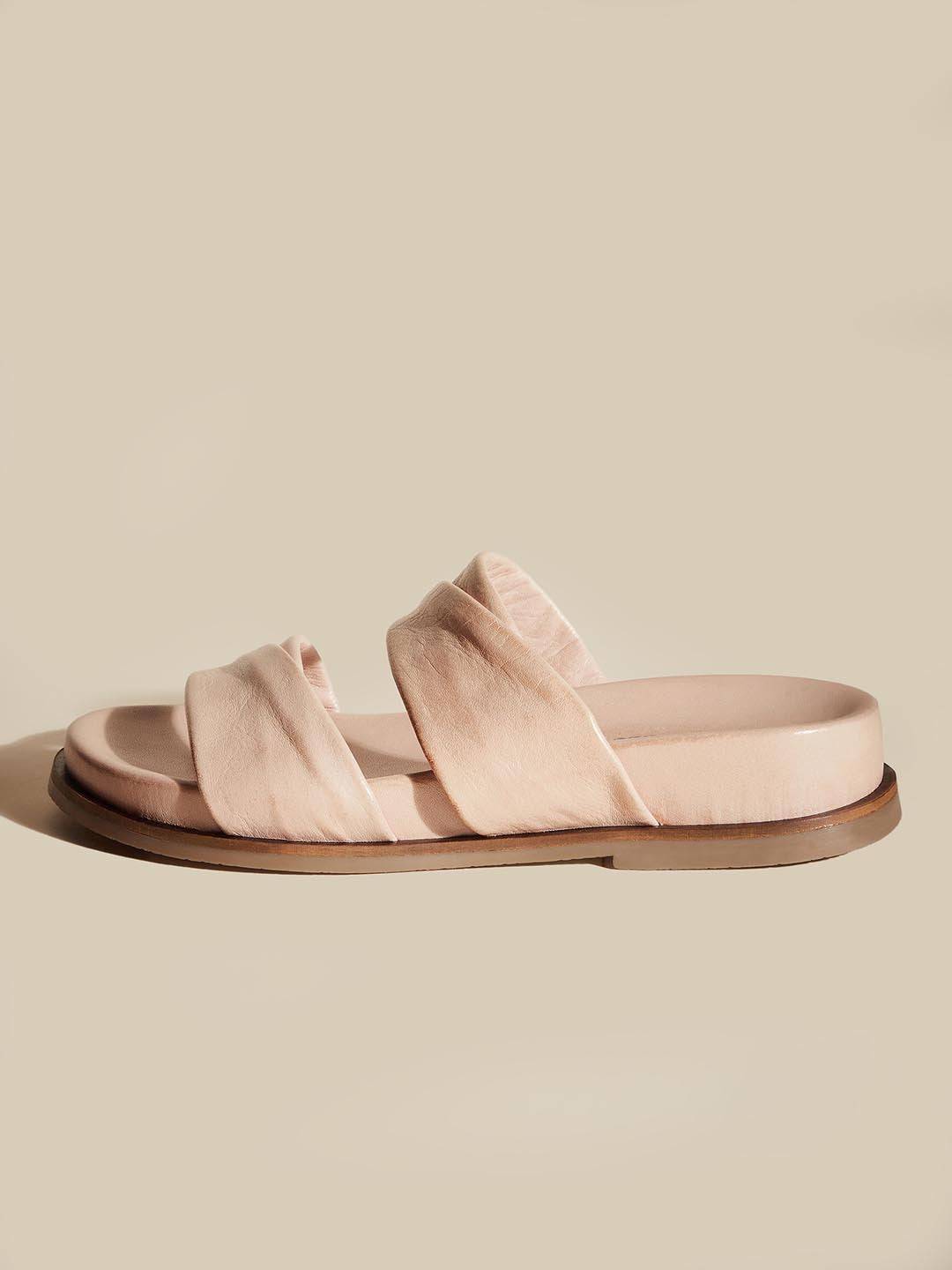 Laura Leather Slides