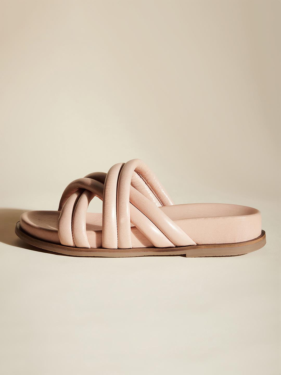 Lily Leather Slides