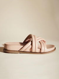 Lily Leather Slides