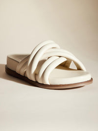 Lily Leather Slides