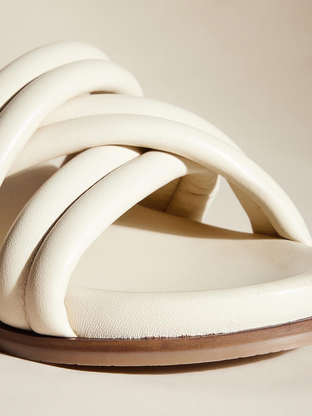 Lily Leather Slides
