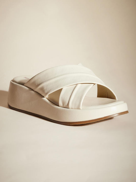 Florena Leather wedge