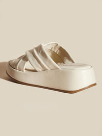 Florena Leather wedge