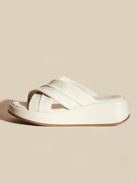 Florena Leather wedge