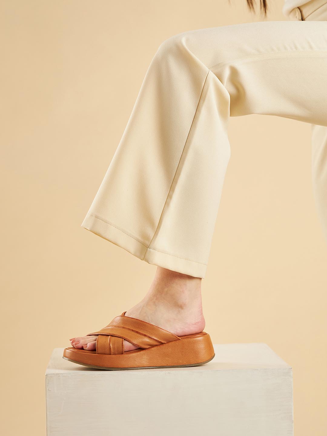 Florena Leather Wedge