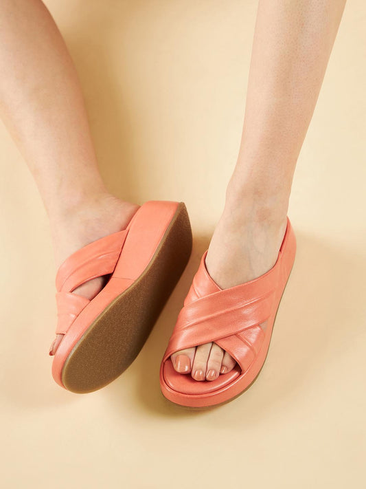 Florena Leather Wedge