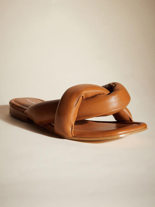 Sage Leather Flats
