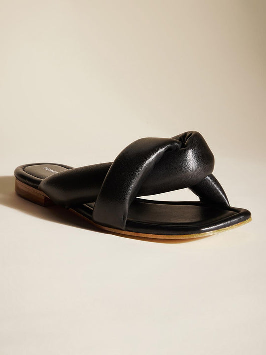 Sage Leather Flats