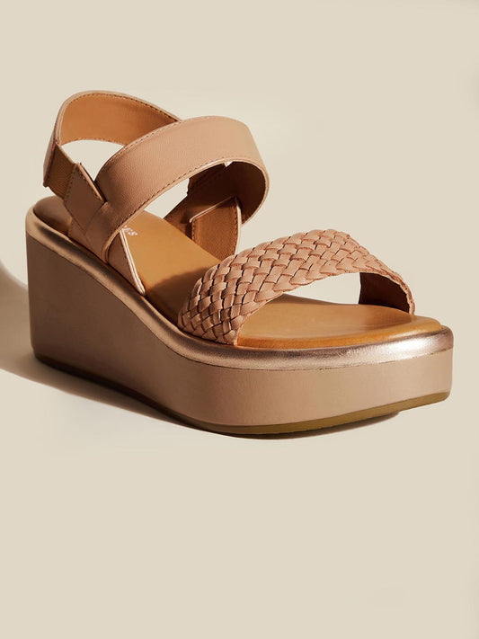 Giselle Leather Wedge