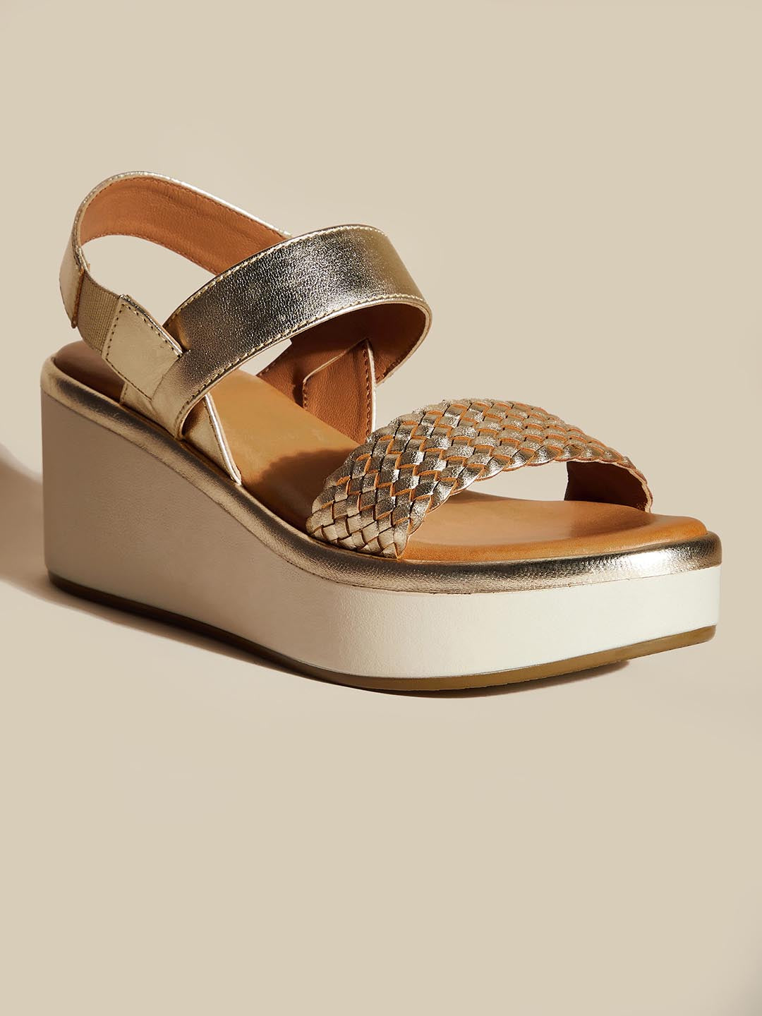 Giselle Leather Wedge