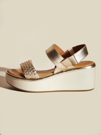 Giselle Leather Wedge