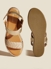 Giselle Leather Wedge