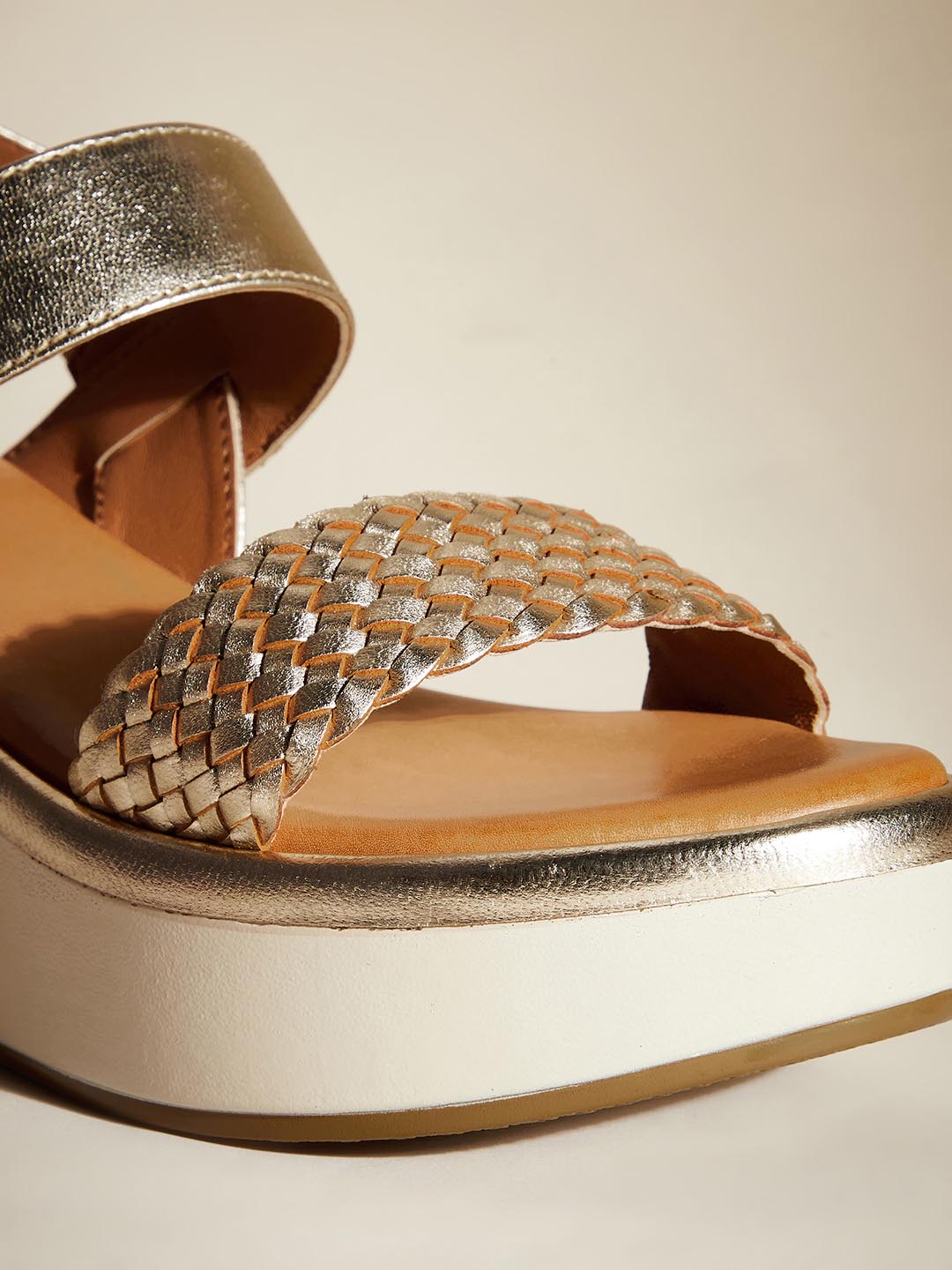 Giselle Leather Wedge
