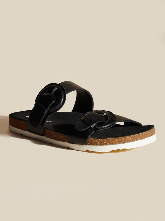 Esther Leather Slides