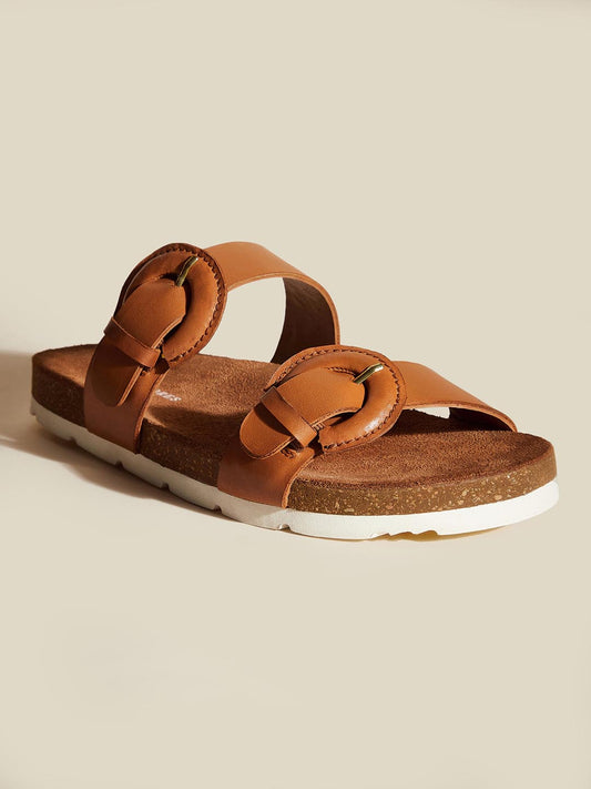 Esther Leather Slides