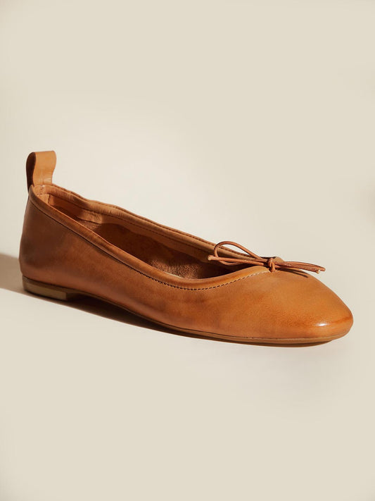 Adalyn Leather Ballet Flats