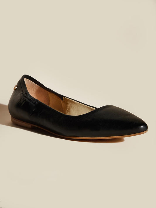 Amara Leather Flats
