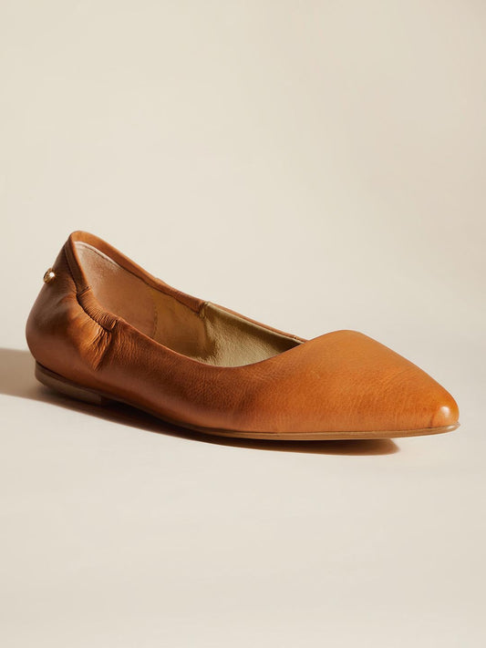 Amara Leather Flats