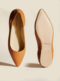 Amara Leather Flats