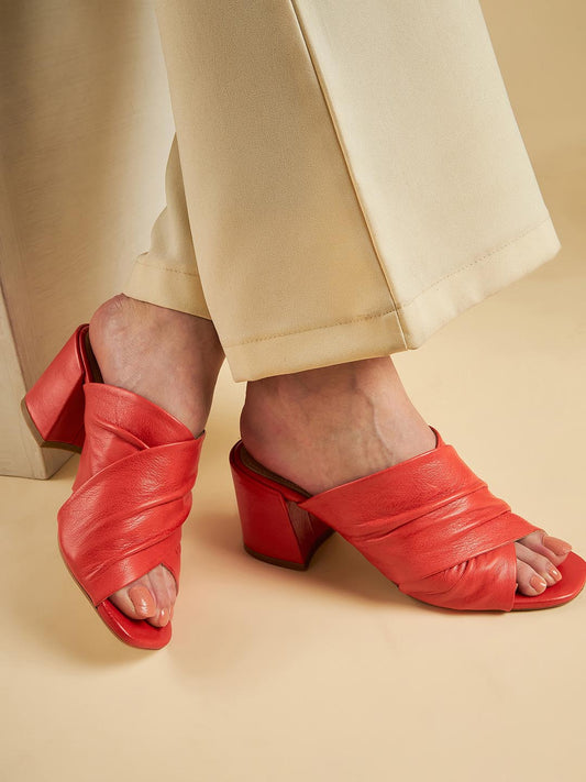Christine Leather Heels