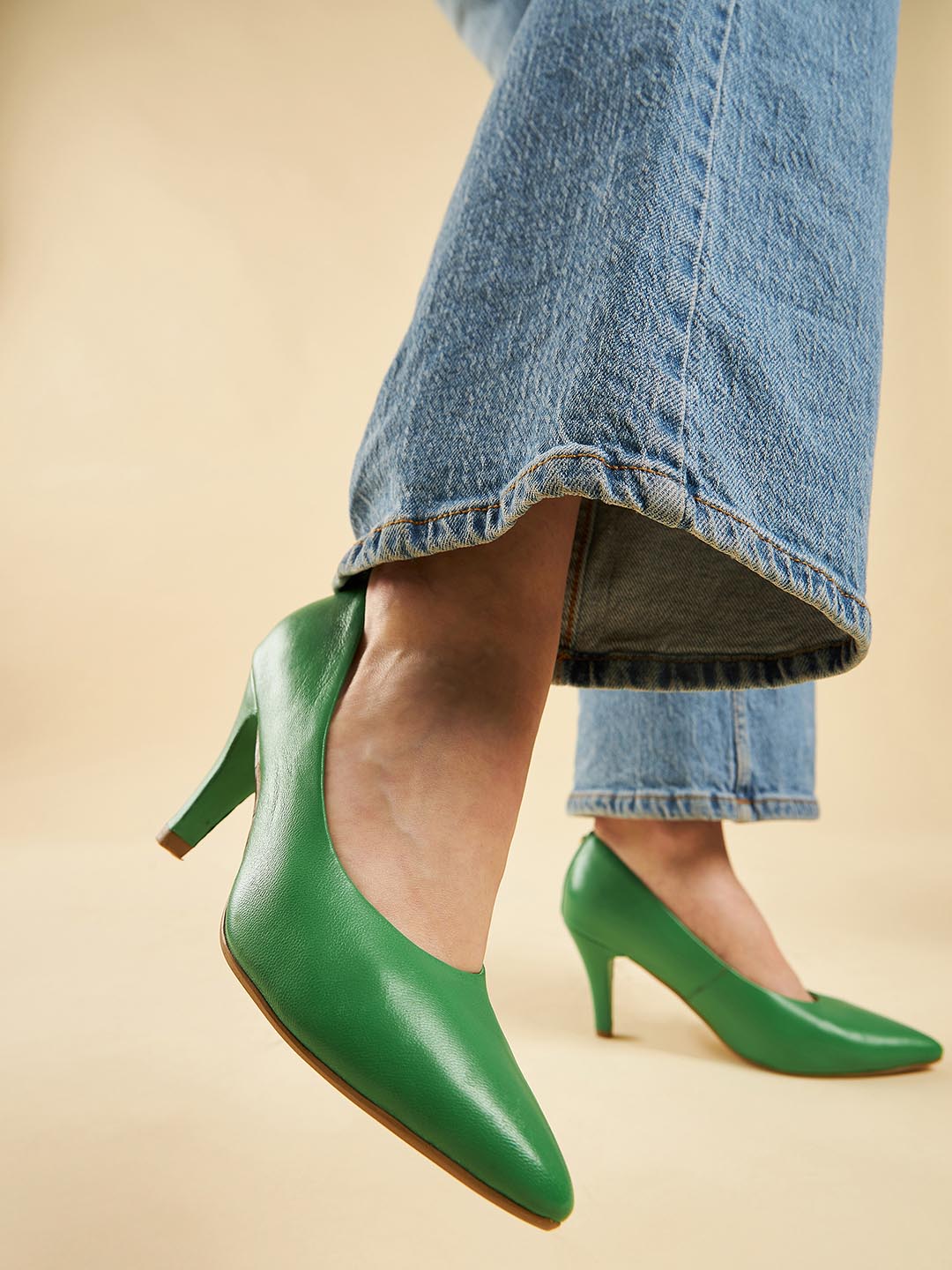 Chloe Leather Heels