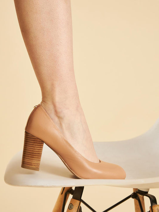 Isabel Leather Heels
