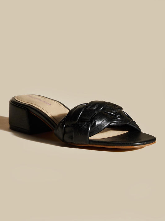 Heather Leather Heels