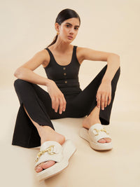 Venezia Leather Wedge