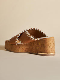 Clarisse Leather Wedge