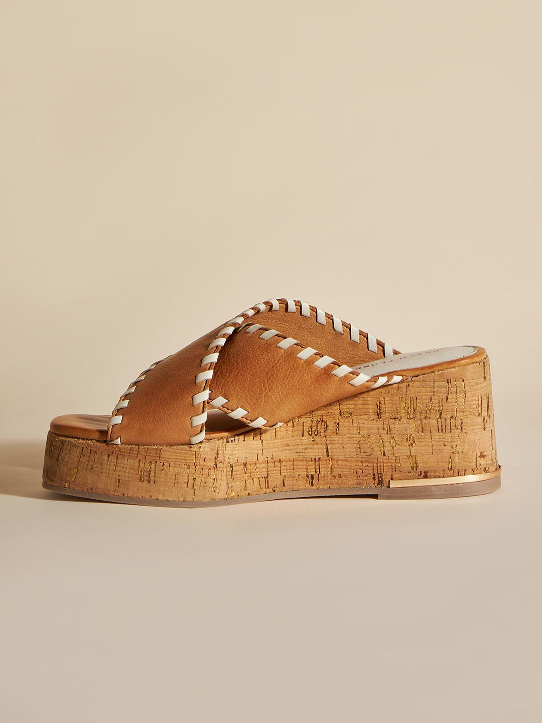 Clarisse Leather Wedge