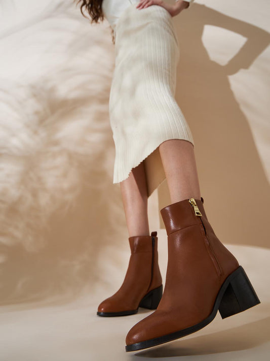 Valeria Leather Boots