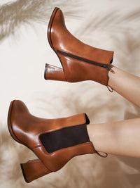Faith Leather Boots